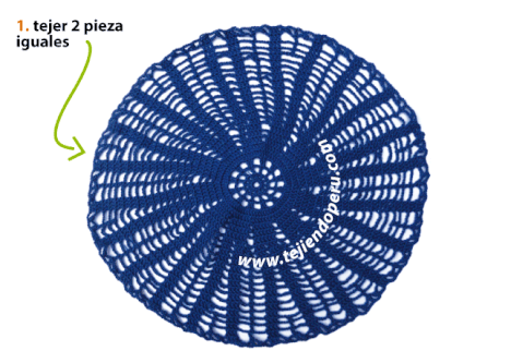 Tutorial: chaleco redondo tejido a crochet