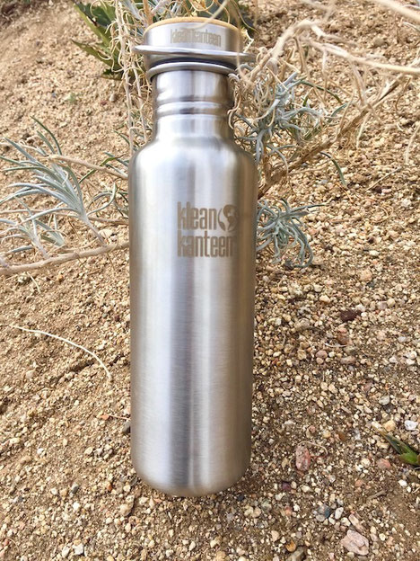 klean kanteen brushed stainless steel water bottle