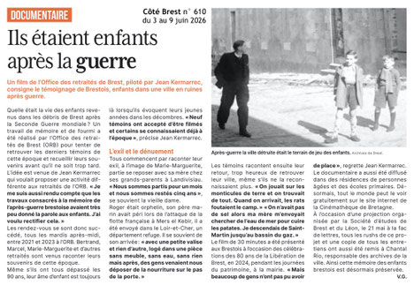 Côté Brest n° 610, 3 juin 2026