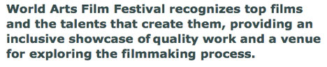 World Arts Film Festival quote