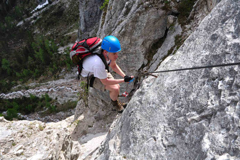 préparer via ferrata