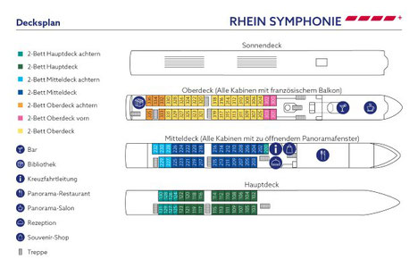 Deckplan Rhein Symphonie 2025