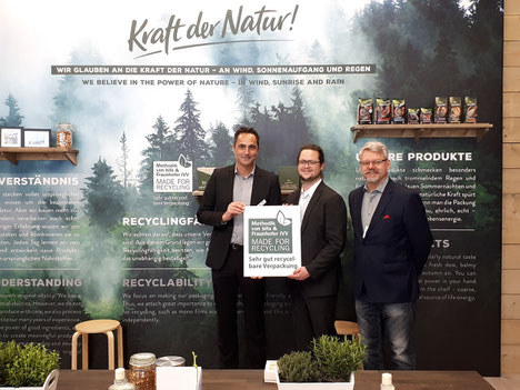 Siegel Made for Recycling der Interseroh steht für sehr gute Recyclingfähigkeit von Verpackungen