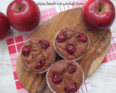 Beatrice Winkel - Apfel-Kirsch-Muffins
