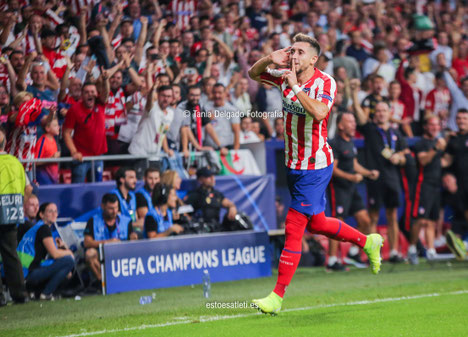 champions league, uefa, hector herrera, gol, celebracion, atletico de madrid, juvenus, wanda metropolitano