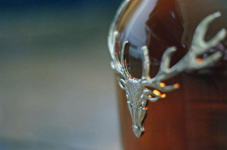 Détail d'une bouteille The Dalmore