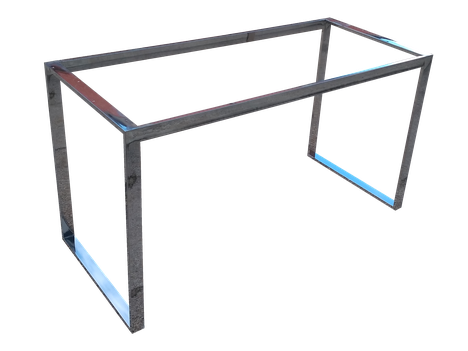 Estructura o bastidor para mesa en acero inoxidable