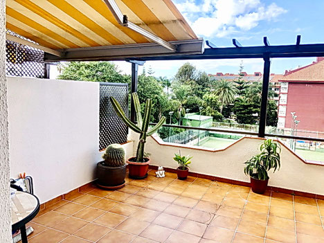 Terrasse mit Teide Blick
