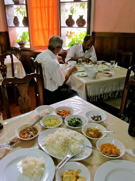 Restaurant im Grand Oriental, Kandy