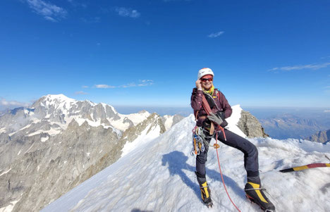 Torinohütte, Refugio Torino, Monte Bianco, Entrèves, Aiguille du Rochefort, Dome du Rochefort, Pointe Young, Pointe Marguerite, Pointe Hélène, Pointe Croz, Pointe Walker, Pointe Whymper, Grandes Jorasses, Überschreitung, Bivacco Ettore Canzio, Rif