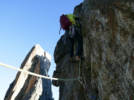 Granit klettern, Bergtour, Trient, Pointe des Ecandies, Überschreitung, traverse, Gratklettern, Gratkletterei, Champex, Wallis, Unterwallis