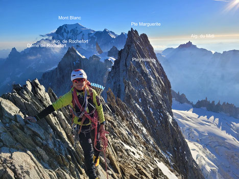 Torinohütte, Refugio Torino, Monte Bianco, Entrèves, Aiguille du Rochefort, Dome du Rochefort, Pointe Young, Pointe Marguerite, Pointe Hélène, Pointe Croz, Pointe Walker, Pointe Whymper, Grandes Jorasses, Überschreitung, Bivacco Ettore Canzio, Rif