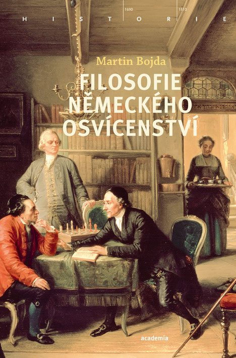 Moritz Daniel Oppenheim (1856): Lavater a Lessing na návštěvě u Mendelssohna. Zleva: Moses Mendelssohn, Gotthold Ephraim Lessing, Johann Caspar Lavater, neznámá múza; Berlín)