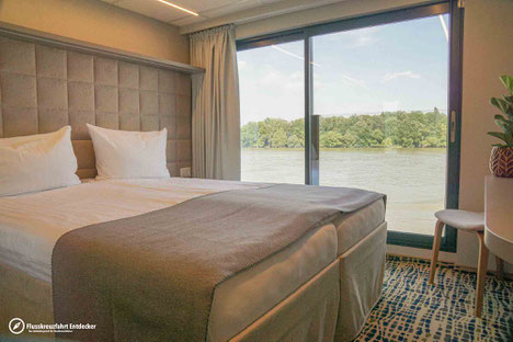 MS ALBERTINA Mitteldeck Kabine