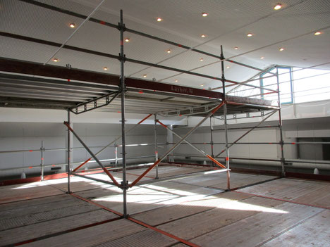 Gerüst für Deckenarbeiten - Gerüstbau A.Schleipfer GmbH