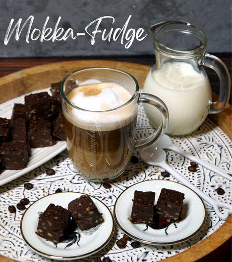 Schokofudge mit Mokkatouch - verschenken oder selbst essen!?