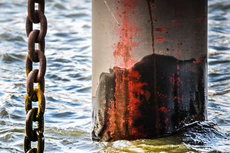 Hafen Wasser Kette Eisen