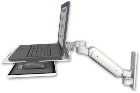 ASUL180-W3-LUS：壁面15.9cmの極薄収納。通路を塞がない昇降式ノートPCワークステーション