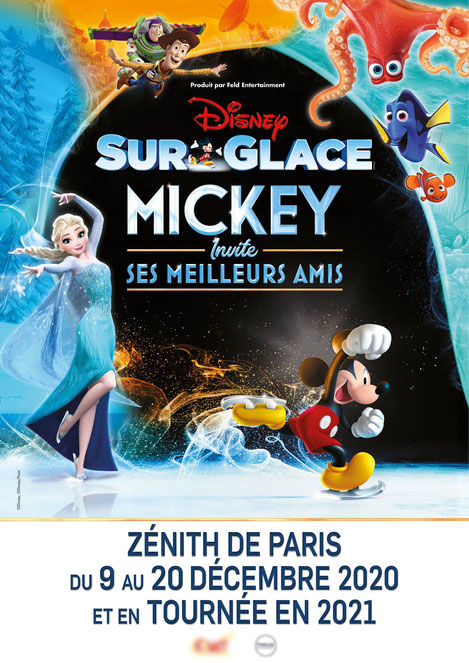 Disney sur glace un spectacle evenement CSE 2020 pour toute la famille special Groupe et CSE