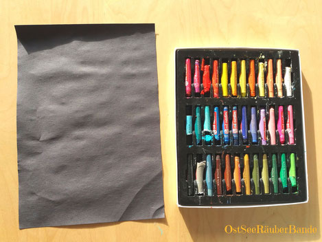 überraschendes Papier + strahlende Farben = eine Einladung zum kreativ sein