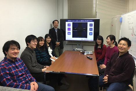 研究室の学生さんたちと