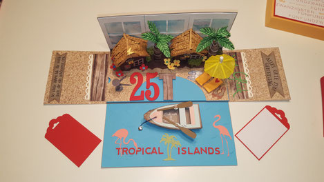 #tropical #Islands #Krausnick #stempelliese.com #Explosionsbox #Explodingbox #swimmingpool #fun #spassbad #dreissigster #geburtstag