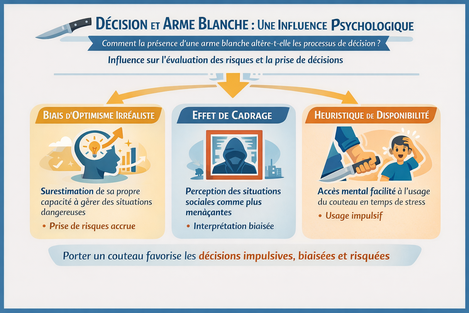 Décision sous influence d'une arme blanche