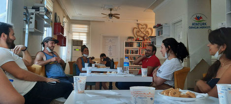 At the Ataturk Youth Center in Izmir