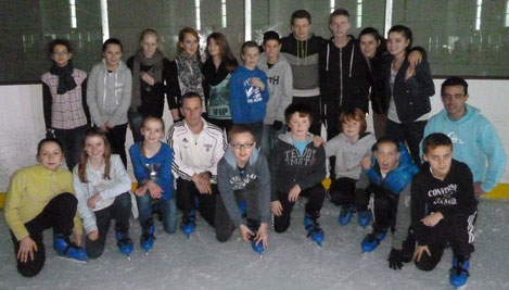 Inoubliables moments de glisse sur la patinoire du Rinkla stadium à Brest, en compagnie de Yannick Quiec et Christophe Prigent. 