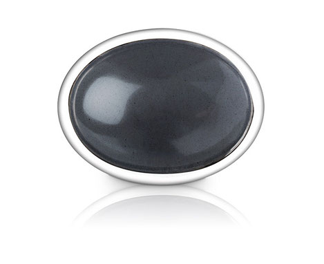 Hämatit Manschettenknopf aus Sterling Silber