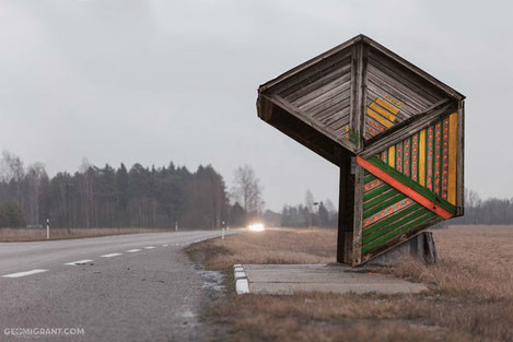 «Soviet Bus Stops» - Автобусные остановки СССР