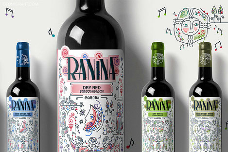 Этикетка грузинского вина «Ранина» названа лучшей по версии The Dieline