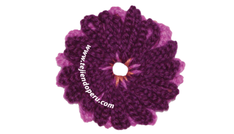 tutorial: flores de cadenetas tejidas a crochet - crochet chain flower