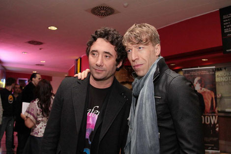 Director Federico Zampaglione and actor Ottaviano Blitch