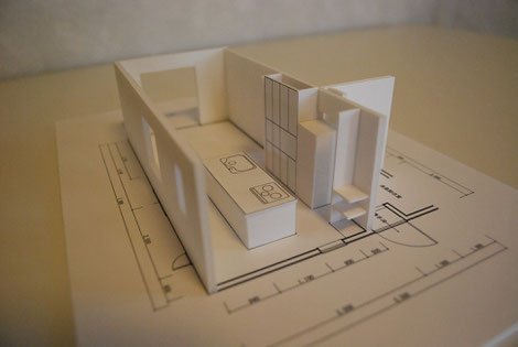 模型　リビングリフォーム
