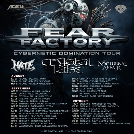 Fear Factory - Cybernetic Domination Tour
