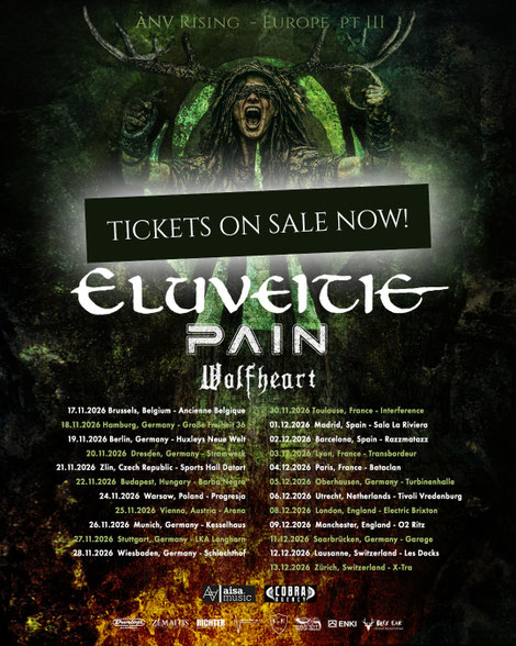 Eluveitie Tour 2026