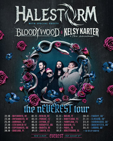 Halestorm - the nEVEREST tour