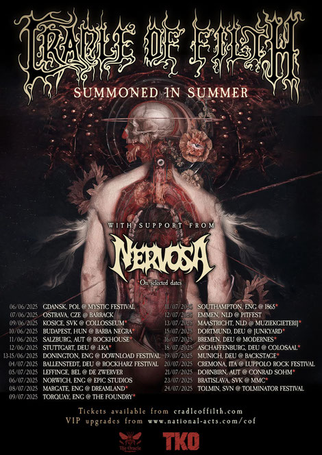 Cradle of Filth - Summoned in Summer