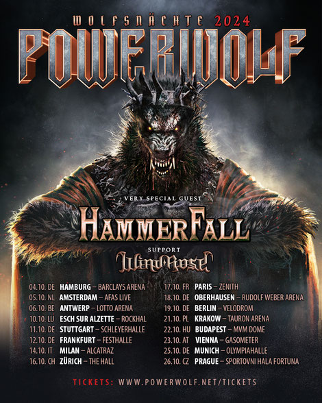 Powerwolf - Tour 2024