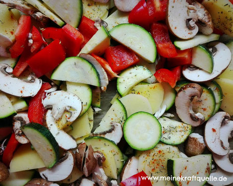 Kraftquelle, Kochen in der Ferienwohnung, Essen in der Ferienwohnung, Essen im Urlaub, schnelle und preiswerte Rezepte für den Urlaub