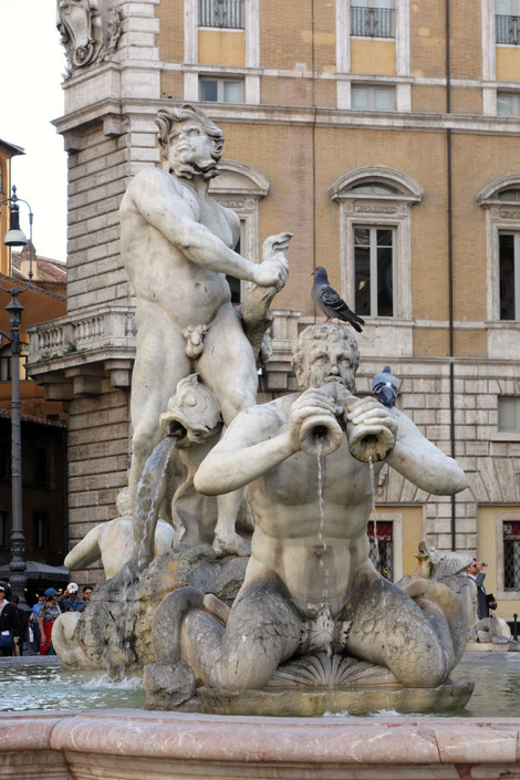 Rom - Piazza Navona - Maurenbrunnen
