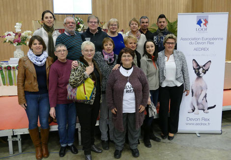 les participants de la Spéciale d'Elevage DEVON REX
