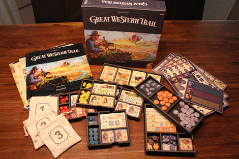 Brettspieleinsatz Insert für Great Western Trail der 2. Edition