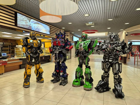 transformers , france , animation , hasbro , show, magasin, centre commercial , foire , salon , parade