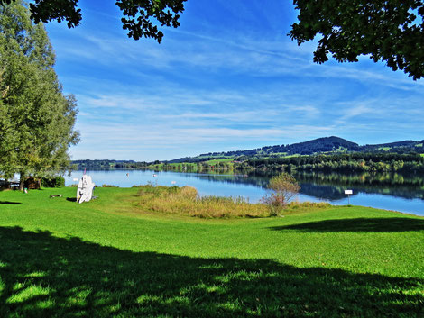 Rottachspeicher See 20 Gehminunten entfernt