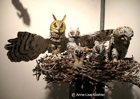 moyen-ducs, sculpture Anne-Lise Koehler