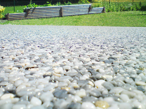 Natursteinteppich Marmor Terrasse