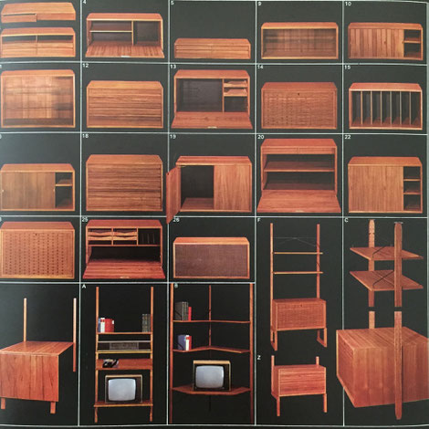 CADO System Wall Unit | teak Poul Cadovius for Cado, Denmark - 1960s