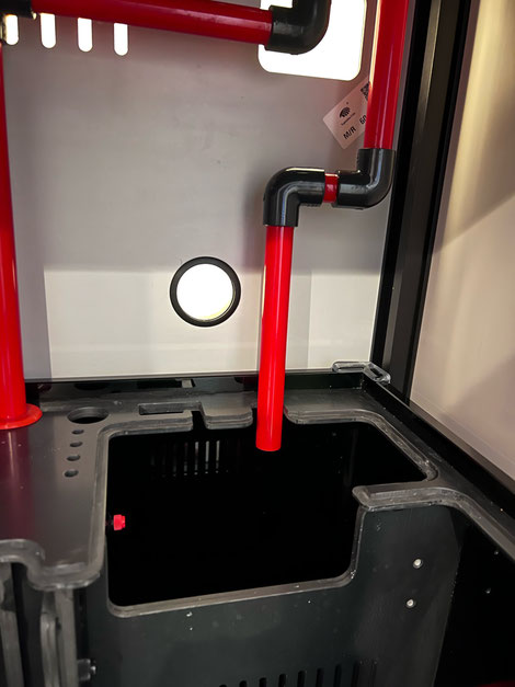 アクアギフト様オーバーフロー水槽用分岐配管製作 - saff design